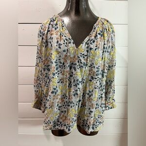 SWILDENS  – Floral Blouse Size 40